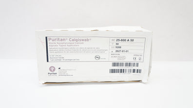 Puritan 25-800A50 Calgiswab Nasopharyngeal Applicators 5-1/2inch - Box of 50